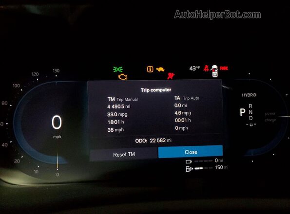YV4H60LF9R1239374 2024 VOLVO XC90 Черный Вид щитка приборов