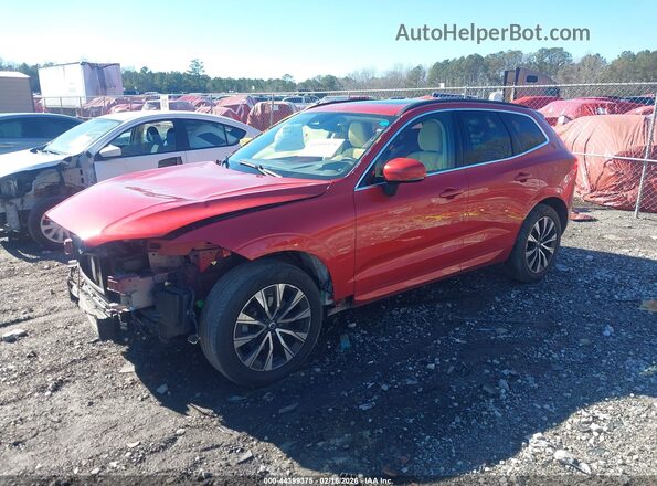 YV4L12DV0P1218663 2023 VOLVO XC60 Красный Передняя левая четверть