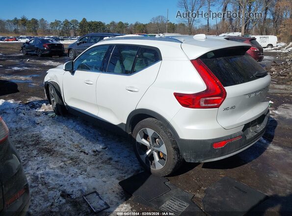YV4L12UE9S2516390 2025 VOLVO XC40 Белый Задняя левая четверть