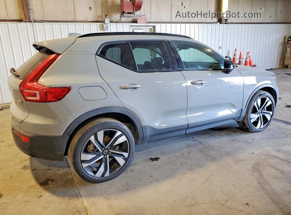 YV4L12UL7R2295655 2024 VOLVO XC40 Серый Задняя правая четверть