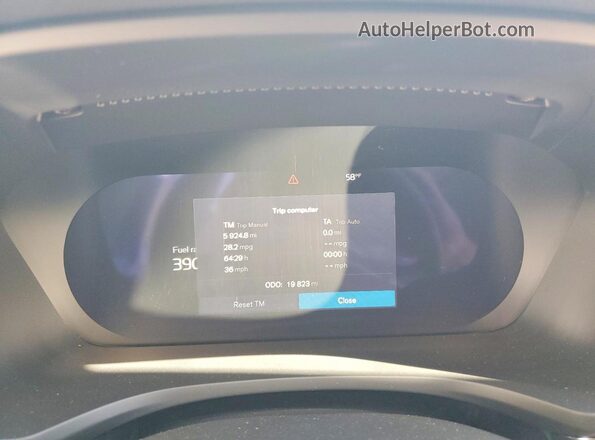 YV4L12WK7S2147595 2025 VOLVO V60 Серебряный Вид щитка приборов