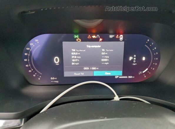 YV4L12WL8T2170359 2026 VOLVO V60 Черный Вид щитка приборов