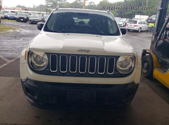 ZACCJAAB0HPE78845 2017 JEEP RENEGADE Белый Вид спереди