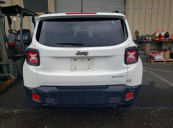 ZACCJAAB0HPE78845 2017 JEEP RENEGADE Белый Вид сзади