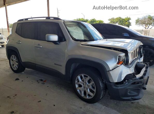 ZACCJABB3HPG37775 2017 JEEP RENEGADE Серебряный Вид спереди