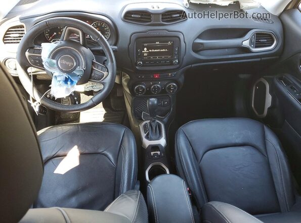 ZACCJADT0GPD16930 2016 JEEP RENEGADE Желто-коричневый Вид панели приборов