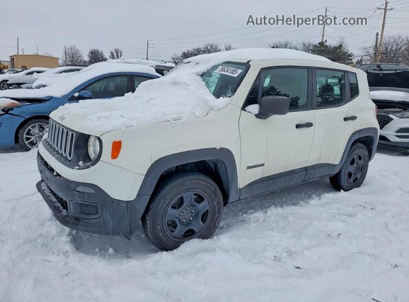 ZACCJBAB0JPJ06009 2018 JEEP RENEGADE White წინა მარცხენა ხედი სამი მეოთხედიდან