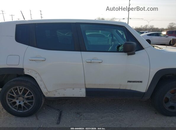 ZACCJBAB4JPH35758 2018 JEEP RENEGADE Белый Вид задней части салона