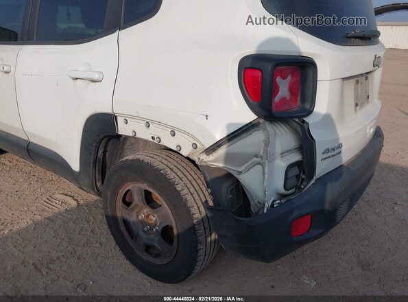 ZACCJBAB4JPH35758 2018 JEEP RENEGADE Белый Вид спереди
