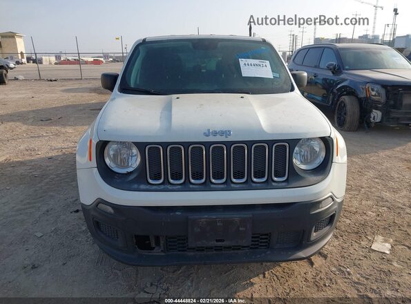 ZACCJBAB4JPH35758 2018 JEEP RENEGADE Белый Вид щитка приборов