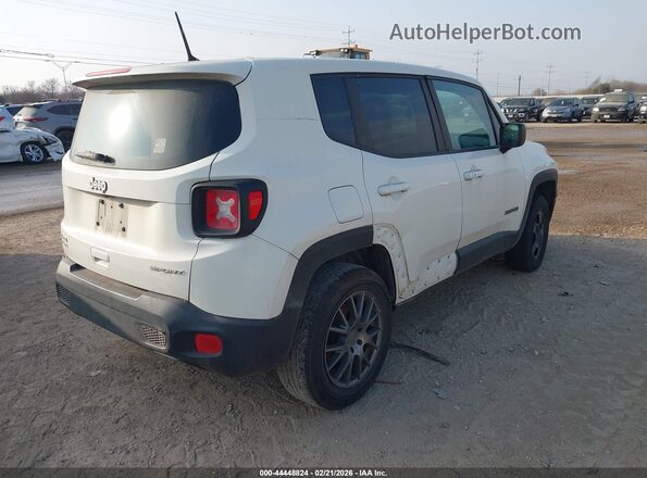 ZACCJBAB4JPH35758 2018 JEEP RENEGADE Белый Задняя правая четверть