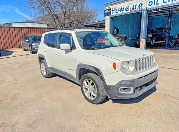 ZACCJBBB4HPE89142 2017 JEEP RENEGADE White Vista tres cuartos delantera izquierda
