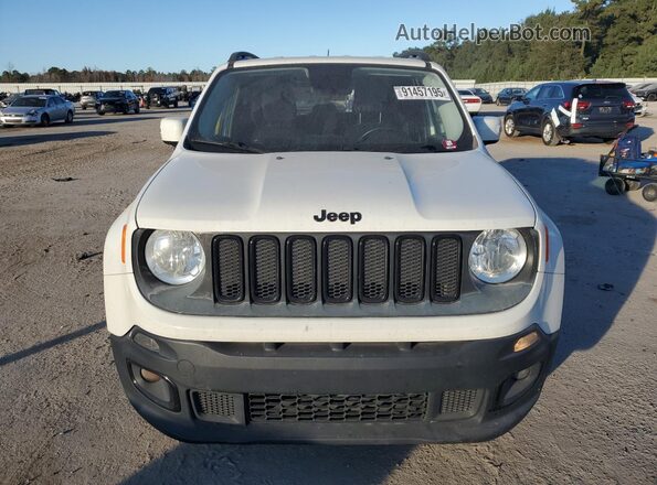 ZACCJBBB5HPE84497 2017 JEEP RENEGADE Белый Вид спереди