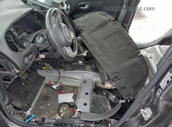 ZACCJBBT6GPD82875 2016 JEEP RENEGADE Серый Вид салона спереди