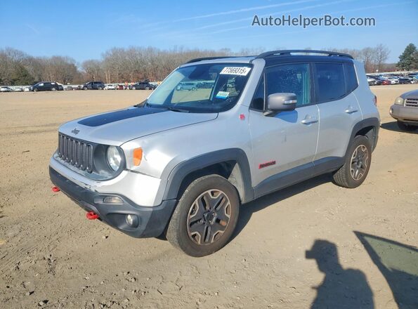 ZACCJBCBXHPE56807 2017 JEEP RENEGADE Серебряный Передняя левая четверть