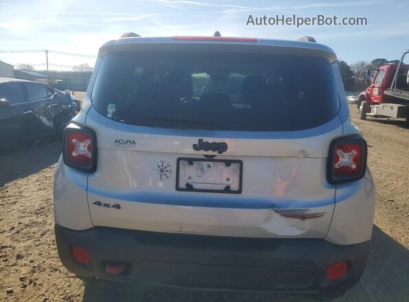 ZACCJBCBXHPE56807 2017 JEEP RENEGADE Серебряный Вид сзади