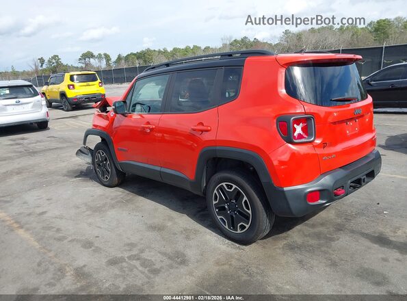 ZACCJBCT6GPD31665 2016 JEEP RENEGADE Оранжевый Задняя левая четверть