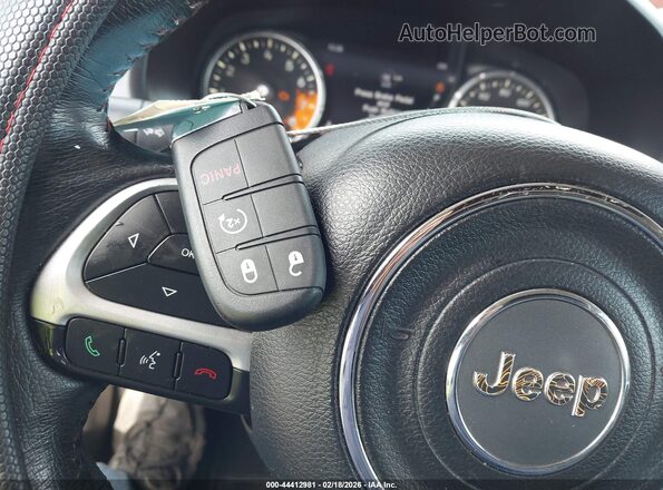 ZACCJBCT6GPD31665 2016 JEEP RENEGADE Оранжевый Вид панели приборов