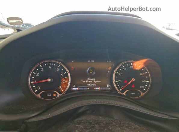 ZACCJBDB6JPH01414 2018 JEEP RENEGADE Серый Вид щитка приборов