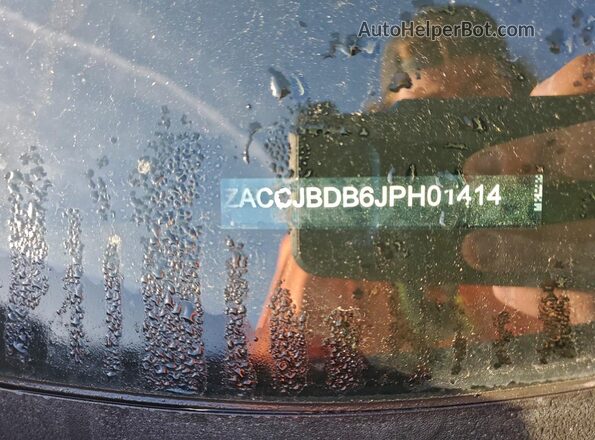 ZACCJBDB6JPH01414 2018 JEEP RENEGADE Серый Вид подкапотного пространства
