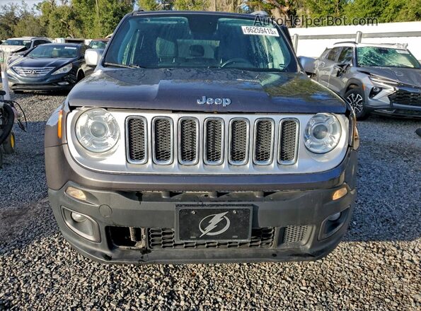 ZACCJBDB6JPH01414 2018 JEEP RENEGADE Серый Вид спереди