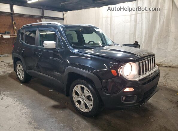 ZACCJBDT2GPD21584 2016 JEEP RENEGADE Черный Передняя правая четверть