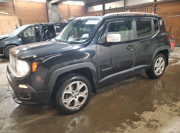 ZACCJBDT2GPD21584 2016 JEEP RENEGADE Черный Передняя левая четверть
