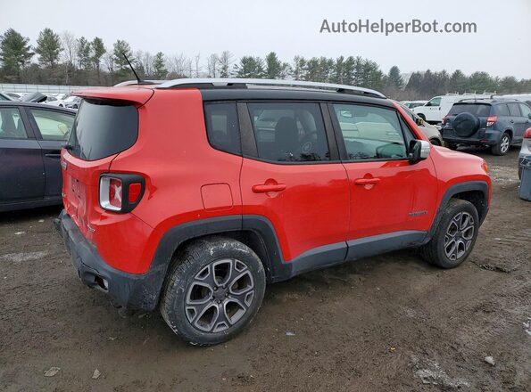 ZACCJBDTXGPC44964 2016 JEEP RENEGADE Красный Задняя правая четверть