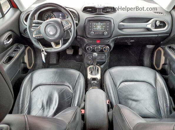 ZACCJBDTXGPC44964 2016 JEEP RENEGADE Красный Вид панели приборов