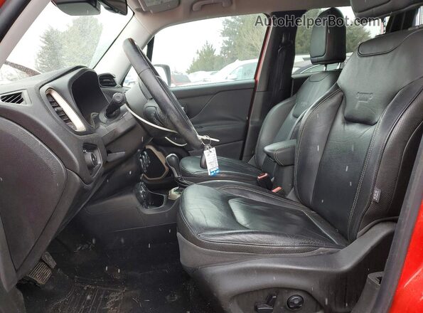 ZACCJBDTXGPC44964 2016 JEEP RENEGADE Красный Вид салона спереди