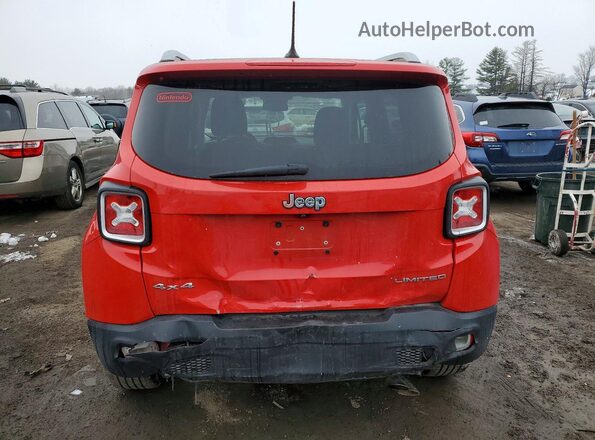 ZACCJBDTXGPC44964 2016 JEEP RENEGADE Красный Вид сзади