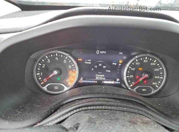 ZACCJBDTXGPC44964 2016 JEEP RENEGADE Красный Вид щитка приборов