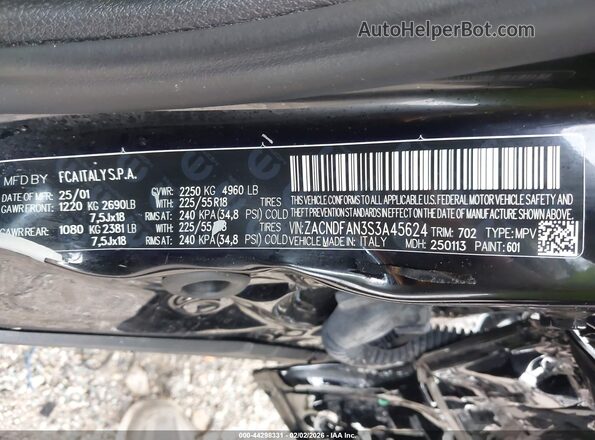 ZACNDFAN3S3A45624 2025 DODGE OTHER Черный Вид подкапотного пространства