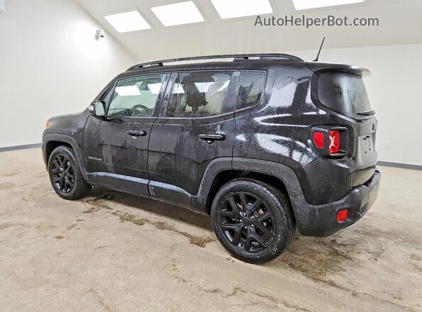 ZACNJABB1KPJ80400 2019 JEEP RENEGADE Black უკანა მარცხენა