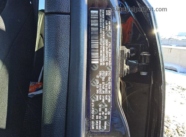 ZACNJABB1KPJ80400 2019 JEEP RENEGADE Black VIN კოდის სტიკერის ხედი