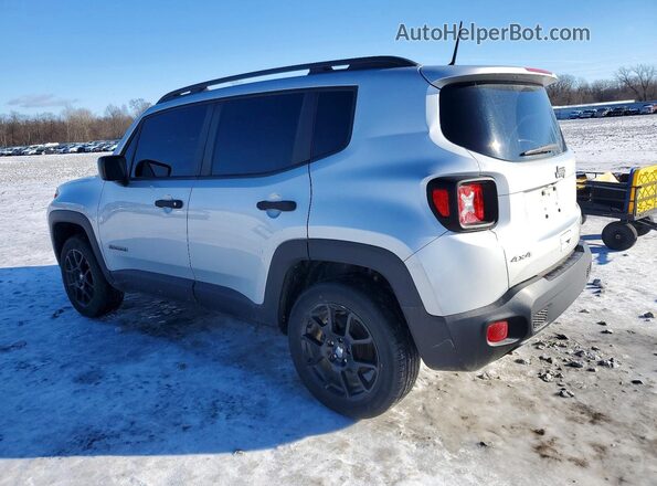 ZACNJBAB1KPK56186 2019 JEEP RENEGADE Серебряный Задняя левая четверть