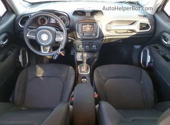 ZACNJBAB1KPK56186 2019 JEEP RENEGADE Серебряный Вид панели приборов
