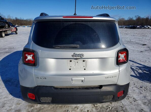 ZACNJBAB1KPK56186 2019 JEEP RENEGADE Серебряный Вид сзади