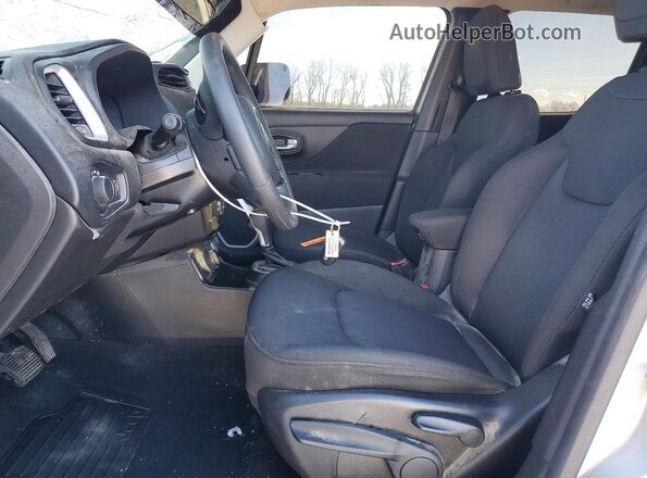 ZACNJBAB1KPK56186 2019 JEEP RENEGADE Серебряный Вид салона спереди