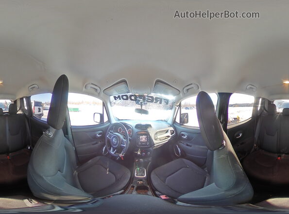 ZACNJBAB1KPK56186 2019 JEEP RENEGADE Серебряный Панорамный вид салона 360°