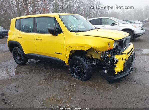 ZACNJBAB2KPJ78324 2019 JEEP RENEGADE Yellow Przód prawy