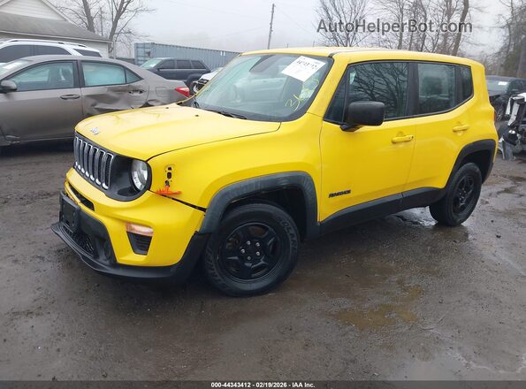 ZACNJBAB2KPJ78324 2019 JEEP RENEGADE Yellow Przód lewy