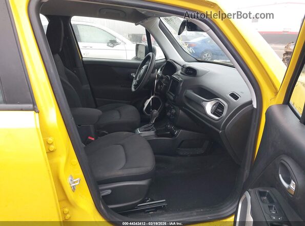 ZACNJBAB2KPJ78324 2019 JEEP RENEGADE Yellow Widok wnętrza z przodu
