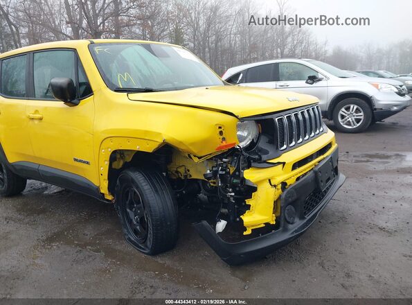 ZACNJBAB2KPJ78324 2019 JEEP RENEGADE Yellow Widok z przodu