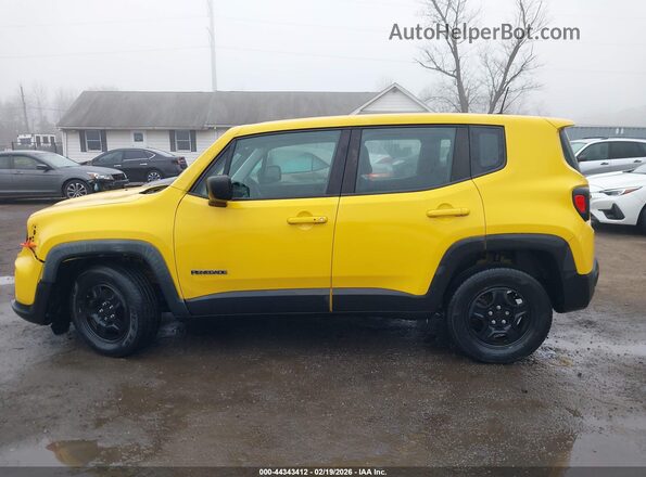 ZACNJBAB2KPJ78324 2019 JEEP RENEGADE Yellow Widok wnętrza 360 stopni