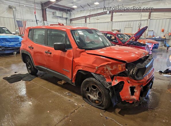 ZACNJBAB4KPJ80916 2019 JEEP RENEGADE Orange Delantero derecho