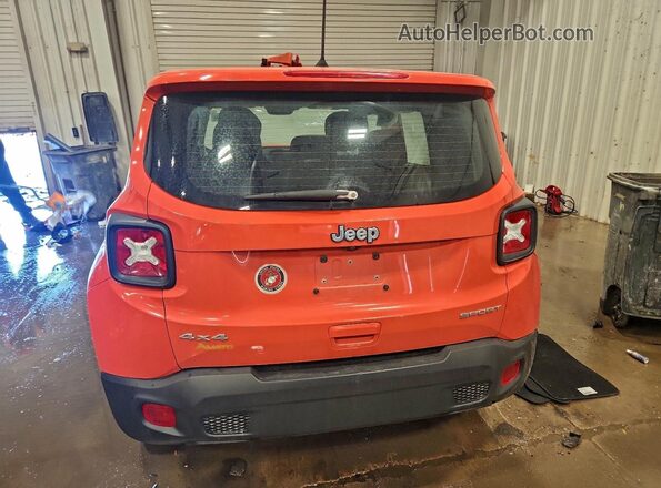 ZACNJBAB4KPJ80916 2019 JEEP RENEGADE Orange Vista trasera