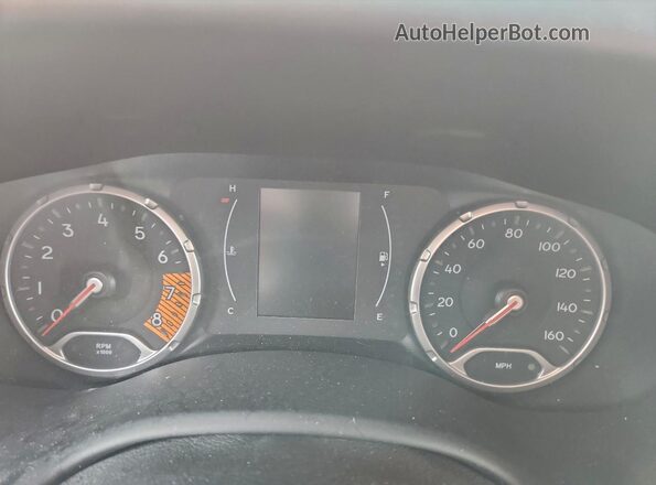 ZACNJBAB4KPJ80916 2019 JEEP RENEGADE Orange Vista del cuadro de instrumentos
