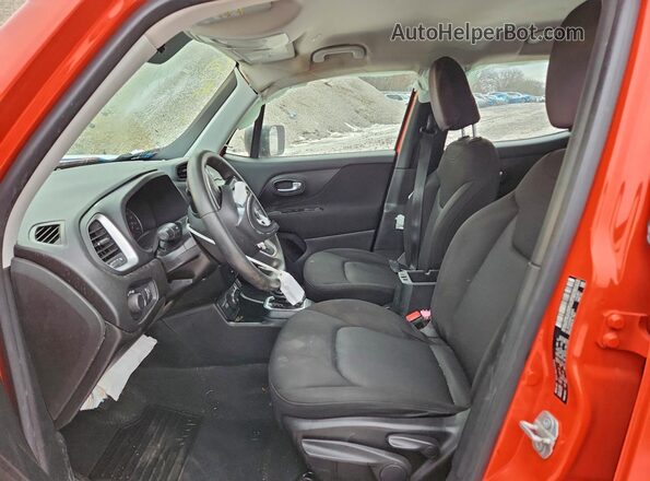 ZACNJBAB4KPJ80916 2019 JEEP RENEGADE Orange Vista interior delantera
