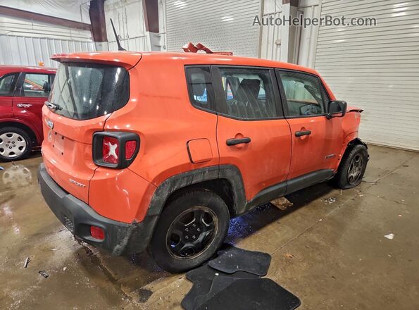 ZACNJBAB4KPJ80916 2019 JEEP RENEGADE Orange Trasero derecho